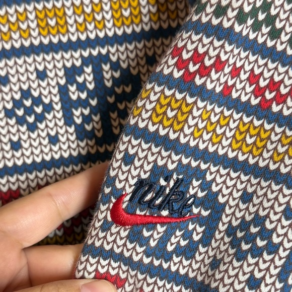 Nike Sweater Sportswear Club Fleece Holiday Crew - Picture 3 of 6